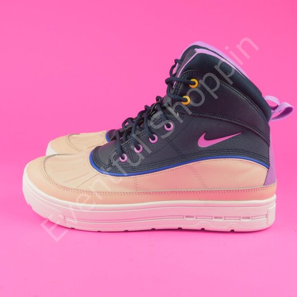 Nike ACG Woodside Boots Size 6Y High Sanddrift Obsidian 524872-100 - Picture 5 of 9